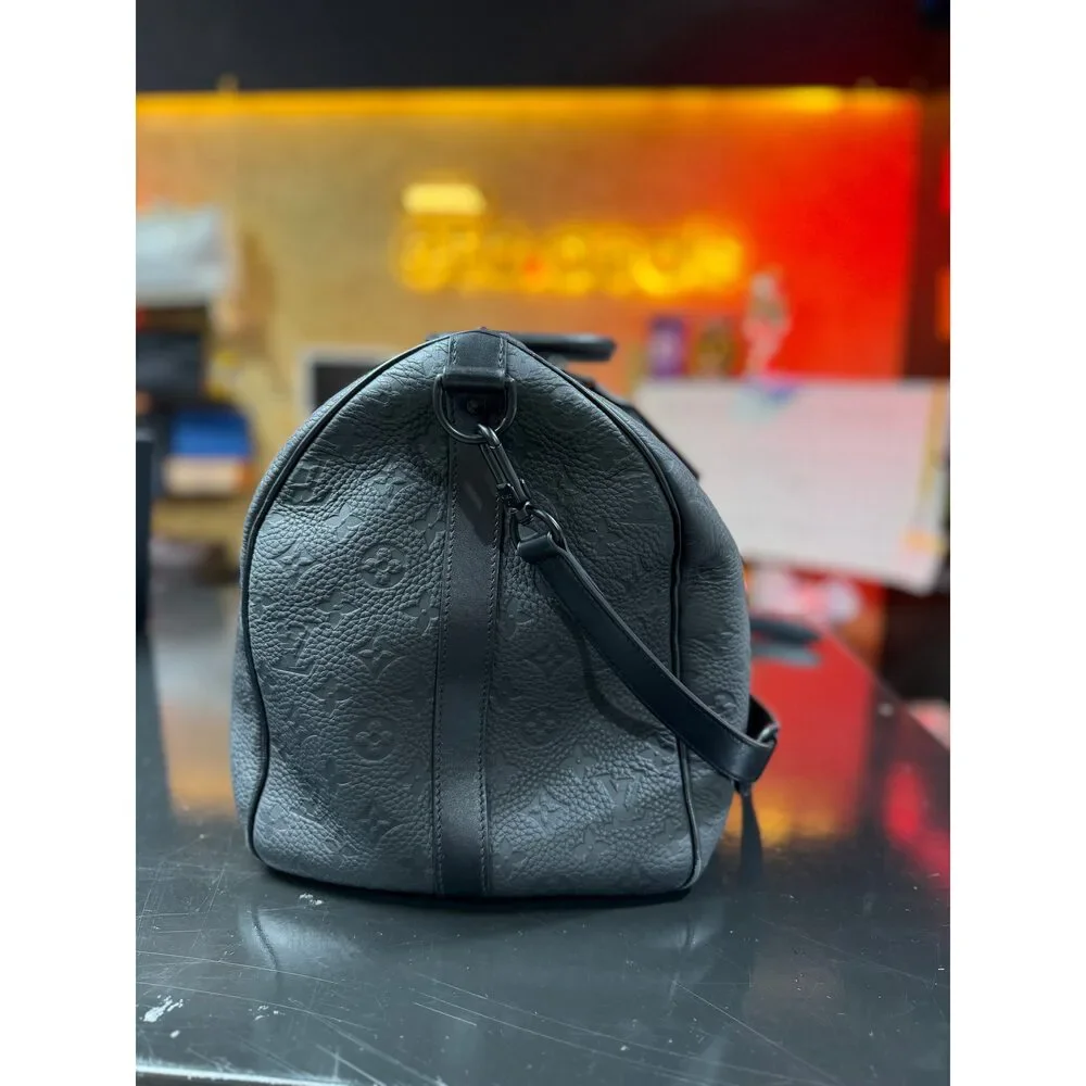 Keepall Bandoulière 50 | M59025 | Monogram Taurillon Leather - Excellent
